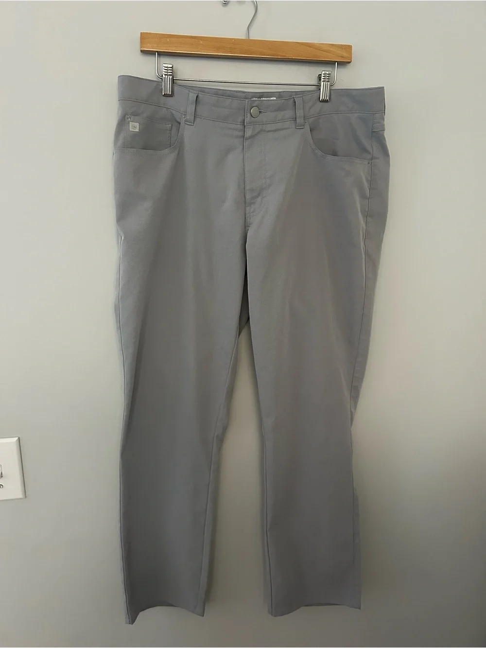 Peter Millar Crown Sport eb66 Performance Five-Pocket Pants Gale Gray